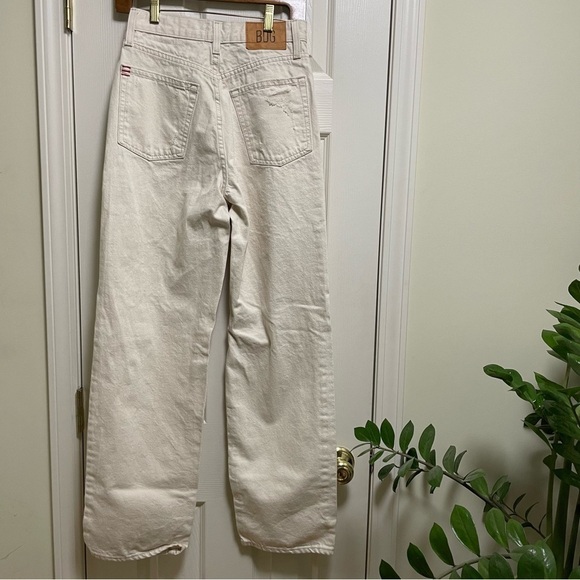 BDG Cream High Rise Baggy Jeans 26 - Picture 3 of 8